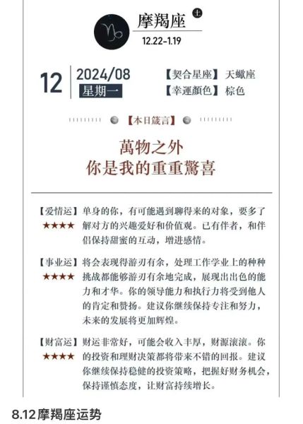 魔羯座今日运势如何_魔羯座今天适合做什么决定