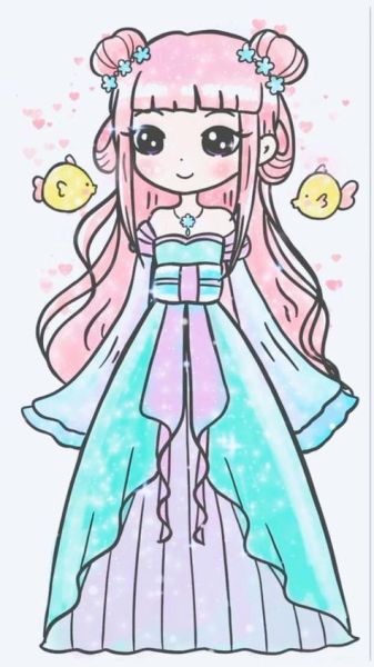 双鱼少女怎么画_双鱼座女生绘画步骤