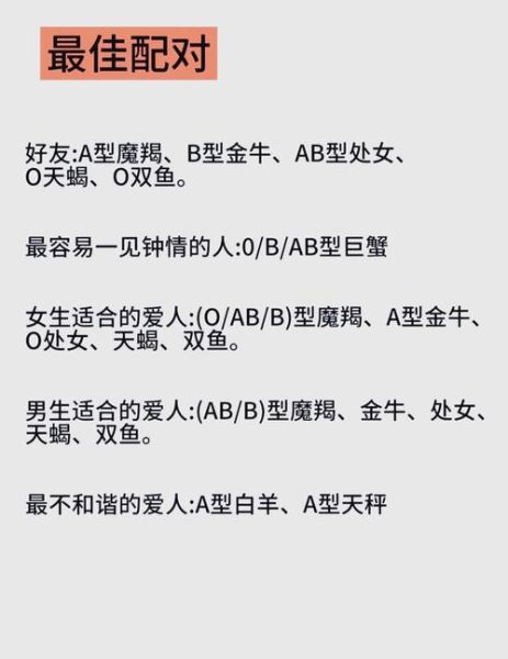 魔羯男配什么星座_最适合魔羯男的星座组合