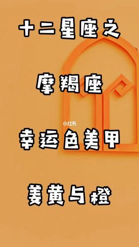 魔羯座辛运色是什么_如何运用