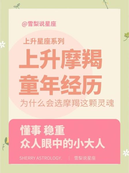 魔羯上升是什么性格_魔羯上升适合什么职业