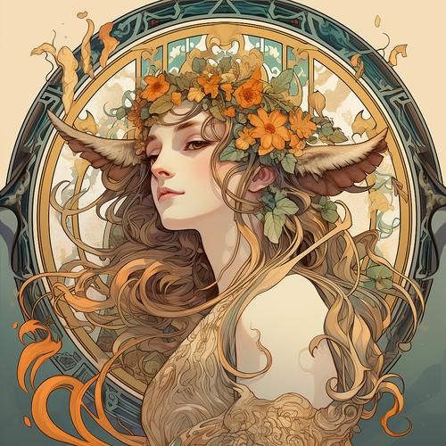 魔羯插画适合什么风格_魔羯插画怎么画好看