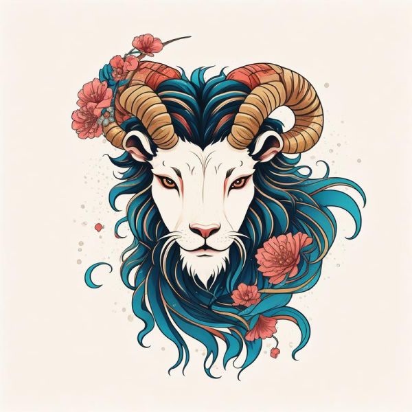 魔羯怎么画_魔羯座简笔画步骤