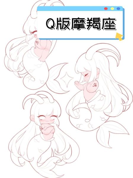 怎么画魔羯座女生好看_魔羯座女生绘画技巧