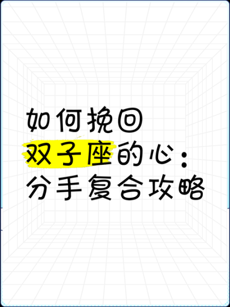 怎样挽回双子女的心_双子女分手后还能复合吗