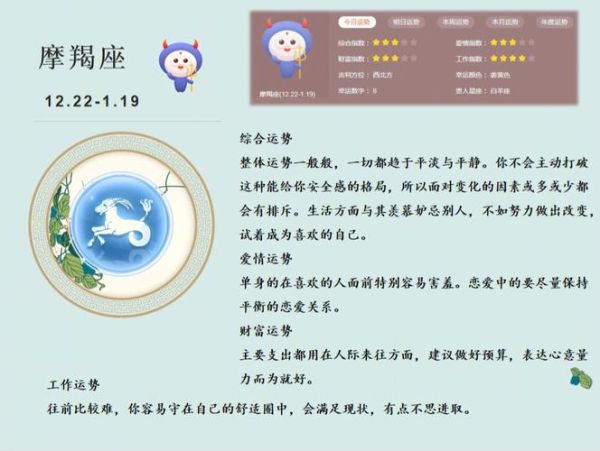 1978年魔羯座女人性格特点_事业运势如何