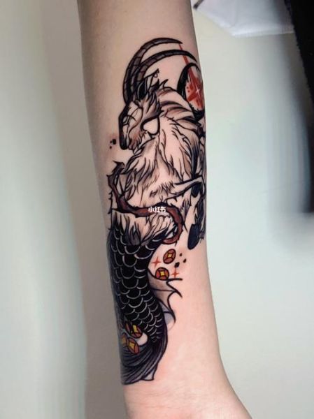 魔羯星座纹身图案推荐_魔羯纹身有什么寓意