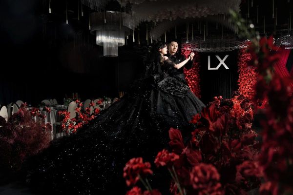 天蝎座黑婚纱_适合婚礼吗