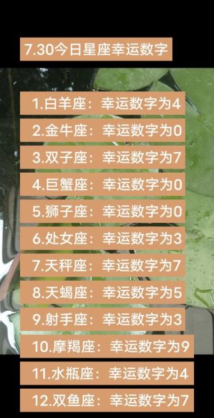 天蝎座的幸运数字是几_如何运用提升运势