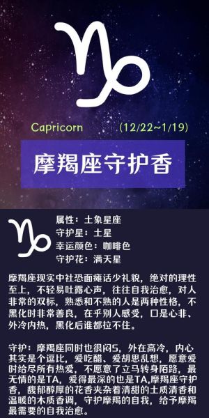 魔羯座的守护星是谁_土星如何影响摩羯