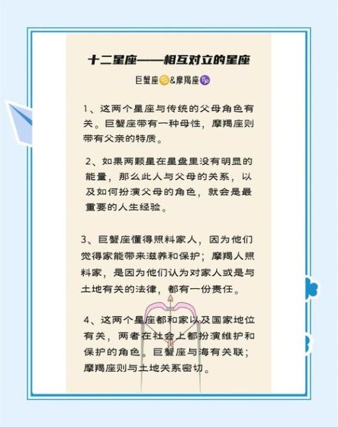 魔羯男和巨蟹女合适吗_如何相处