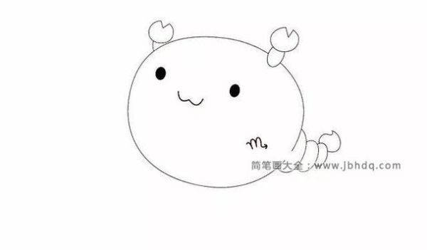 天蝎座怎么画_天蝎座简笔画步骤