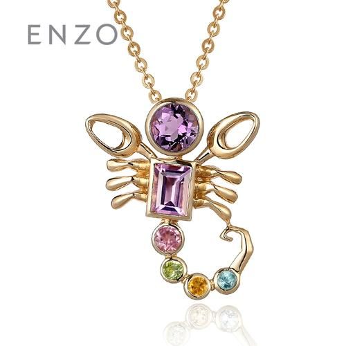 天蝎座项链金_适合什么材质