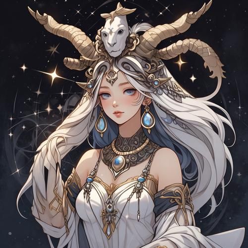 魔羯座卡通图片哪里找_可爱魔羯座头像怎么画