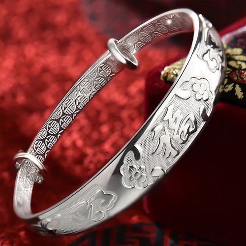 福寿双鱼银手镯有什么寓意_适合送长辈吗